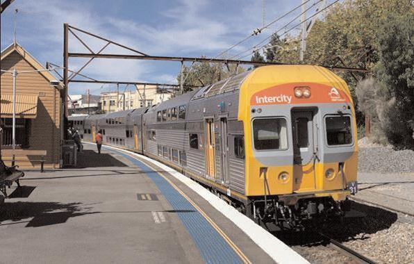 Australi&euml; de grote steden per trein