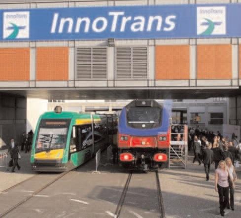 Innotrans en omgeving in Berlijn