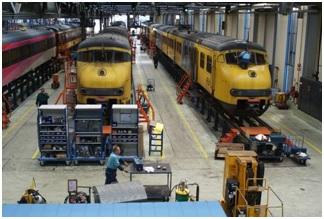 Onderhoud aan treinen