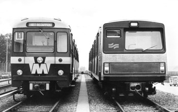 RET versus GVB, twee verschillende metrobedrijven