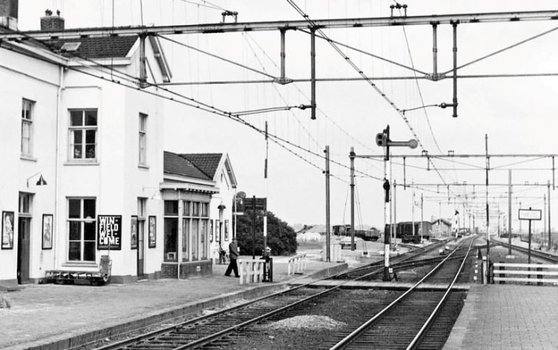 Het spoor tussen Leeuwarden en Heerenveen