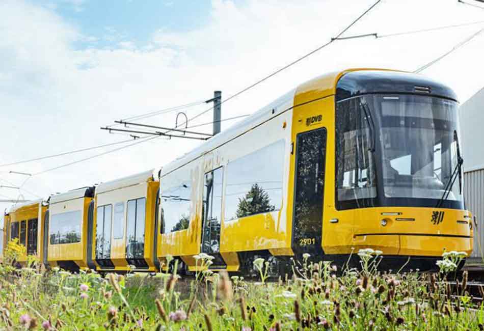 Bredere trams in Dresden
