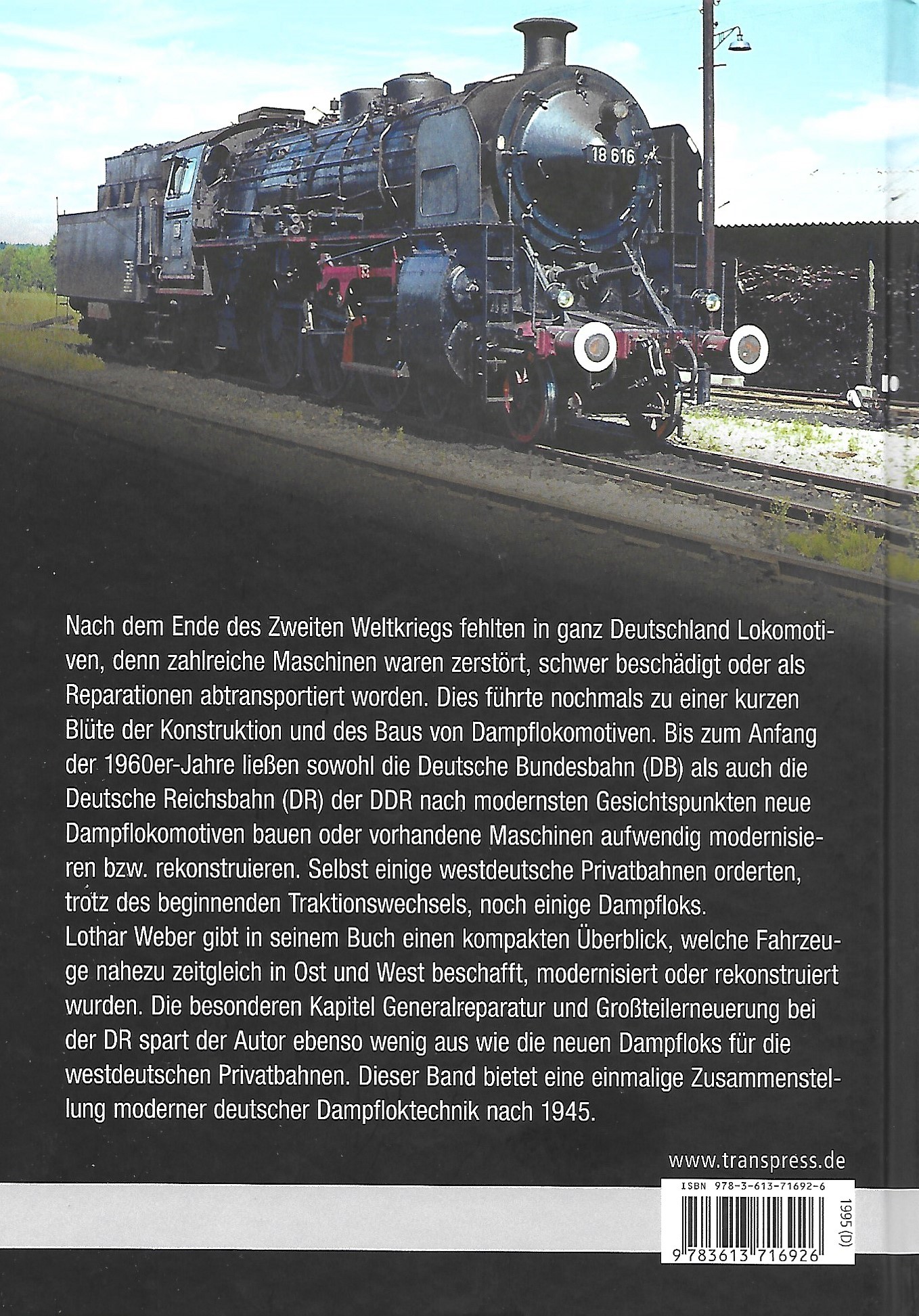 Moderne Dampfloks nach 1945 - Neubau - Reko - Umbau - Generalreparatur