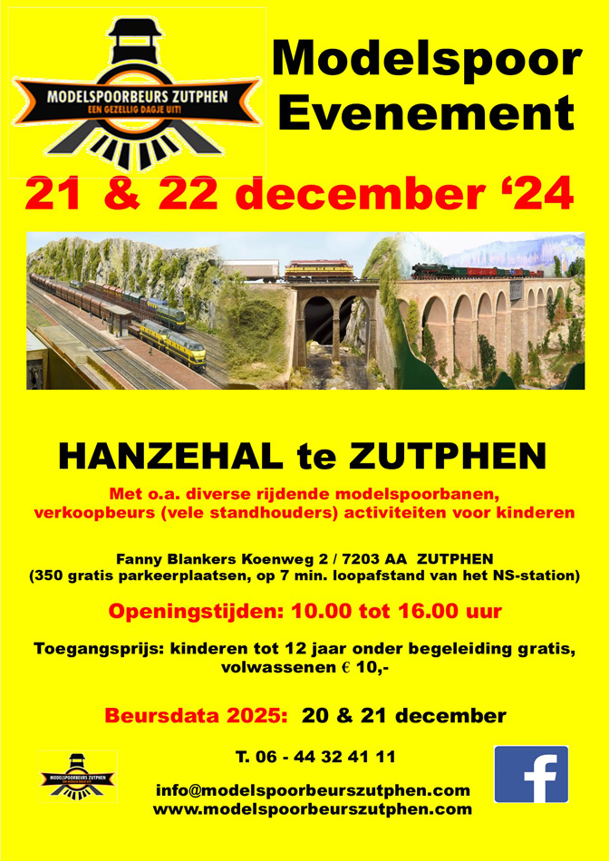 Modelspoorevenement Zutphen