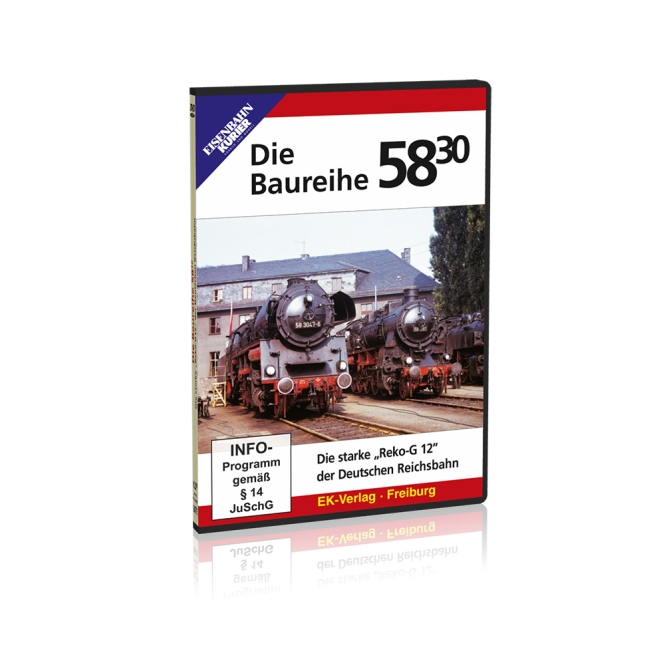 DVD - Die Baureihe 58.30, die starke "Reko-G12" der Deutschen Reichsbahn